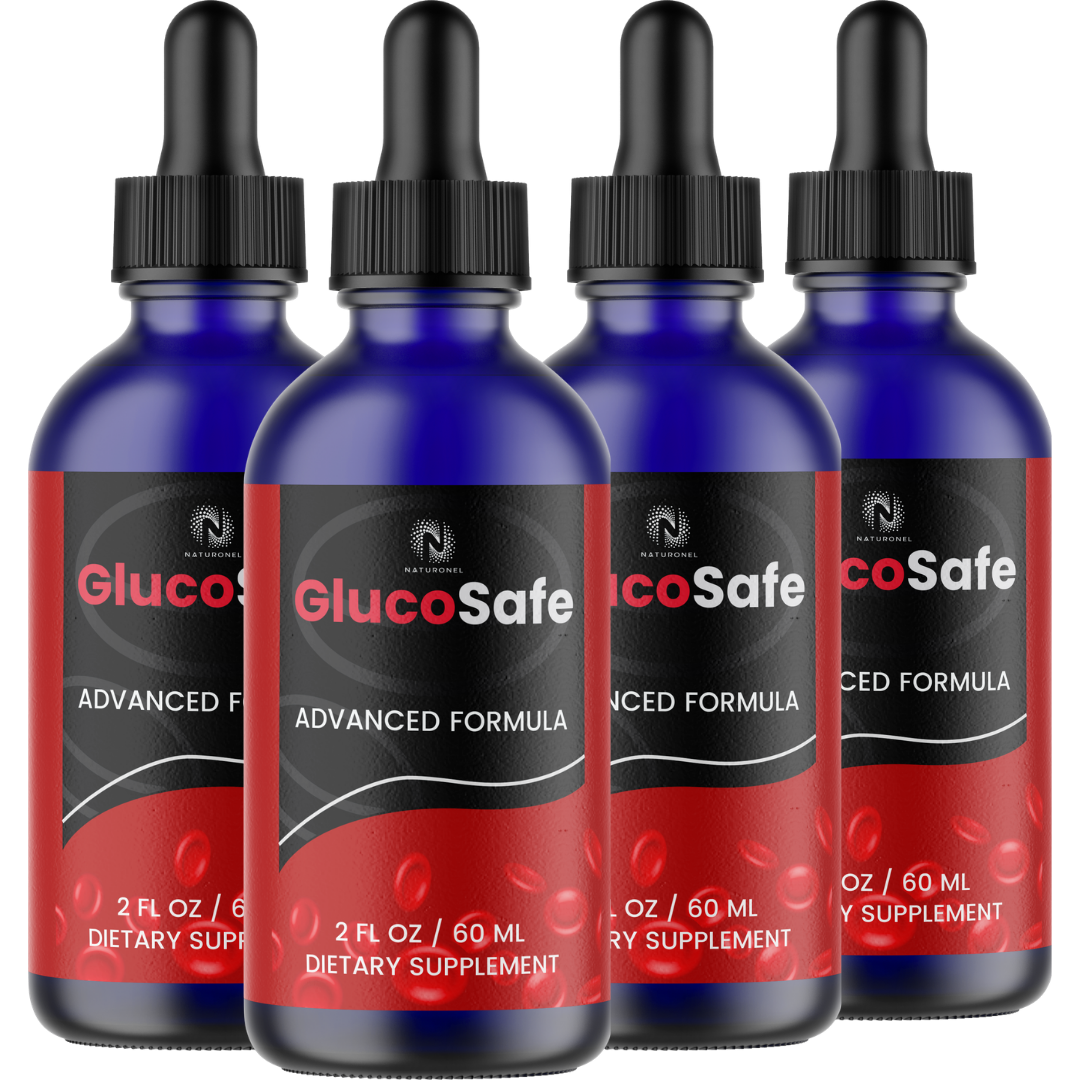 GlucoSafe Advanced Liquid Drops (4 Pack) – Triple Amino Acid Formula with L-Arginine, L-Glutamine & L-Tryptophan