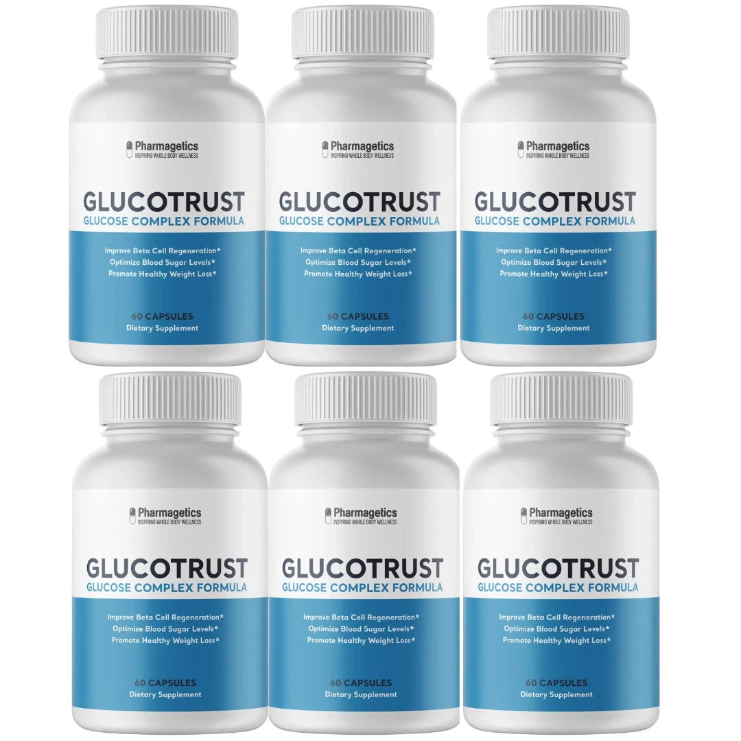 Glucotrust Complex Formula Blood Health Support Supplement 60 Capsules