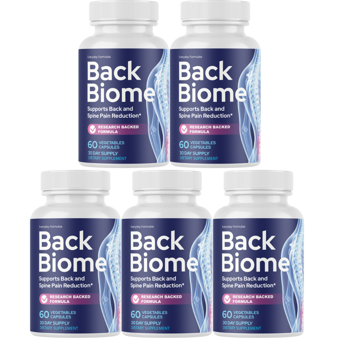 Back Biome Back And Spine Pain Reduction Support Supplement 60 Capsules