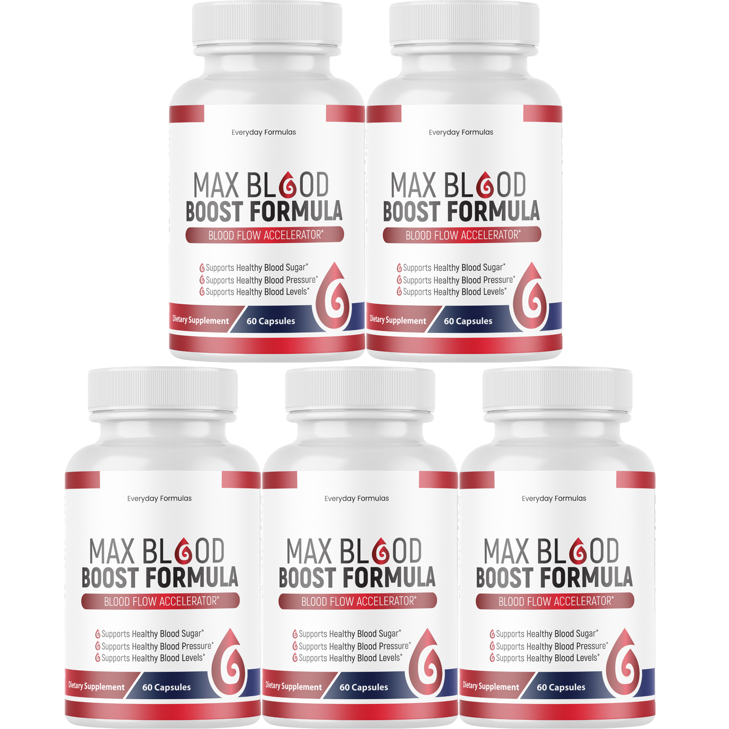 Max Blood Boost Formula Healthy Blood Sugar Supplement  60 Capsules