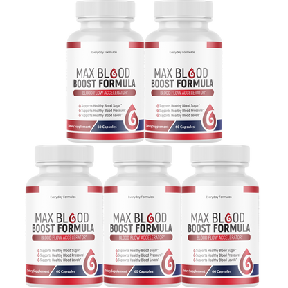 Max Blood Boost Formula Healthy Blood Sugar Supplement  60 Capsules