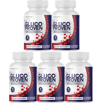 Gluco Proven Healthy Blood Sugar Support Formula 60 Capsules
