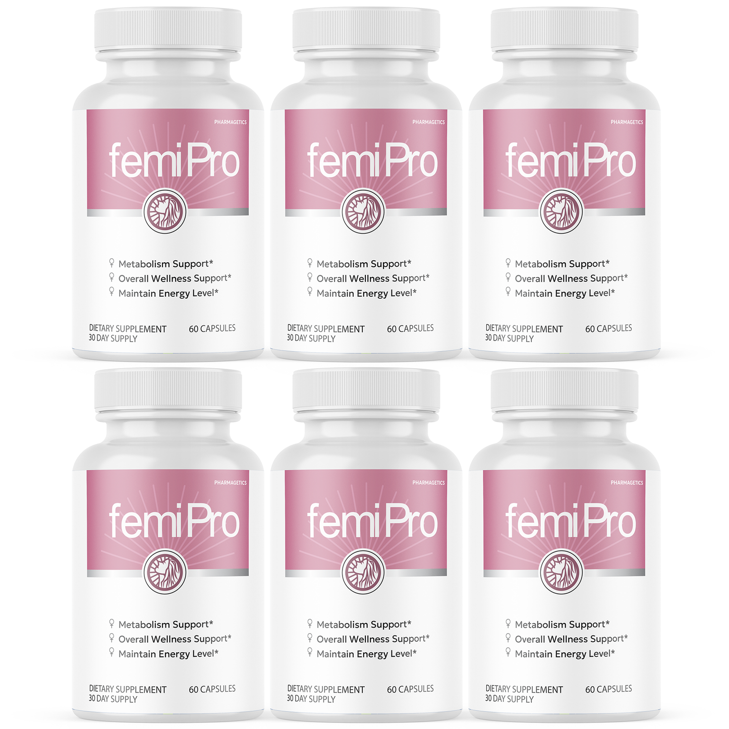FemiPro Metabolism and Overall Wellness Support Supplement 60 Capsules