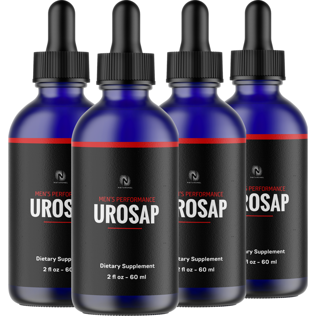 UROSAP Men’s Performance Drops (4 Pack) – Men’s Vitality, Stamina & Performance Support, L-Arginine, L-Glutamine & L-Tryptophan