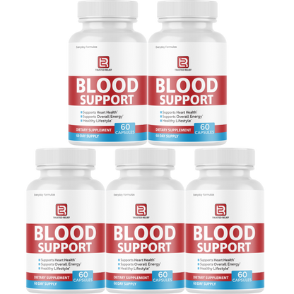 Trusted Relief Blood Support for Managing Sugar & Pressure Levels 60 Capsules