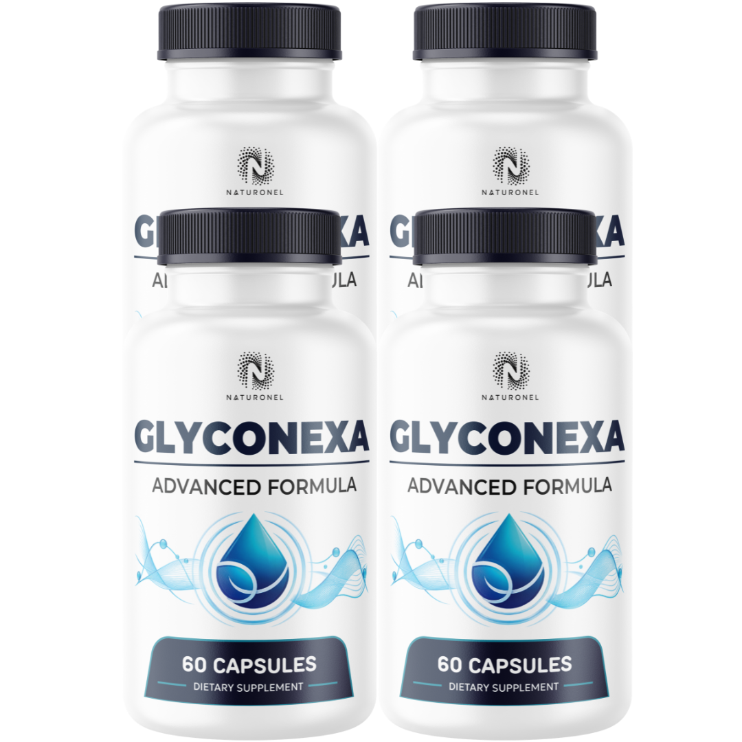 Glyconexa Advanced Formula (4 Pack)– Chromium, Alpha Lipoic Acid, Banaba Leaf, Cinnamon Bark, Bitter Melon, Gymnema & Biotin – Premium Daily Herbal Supplement
