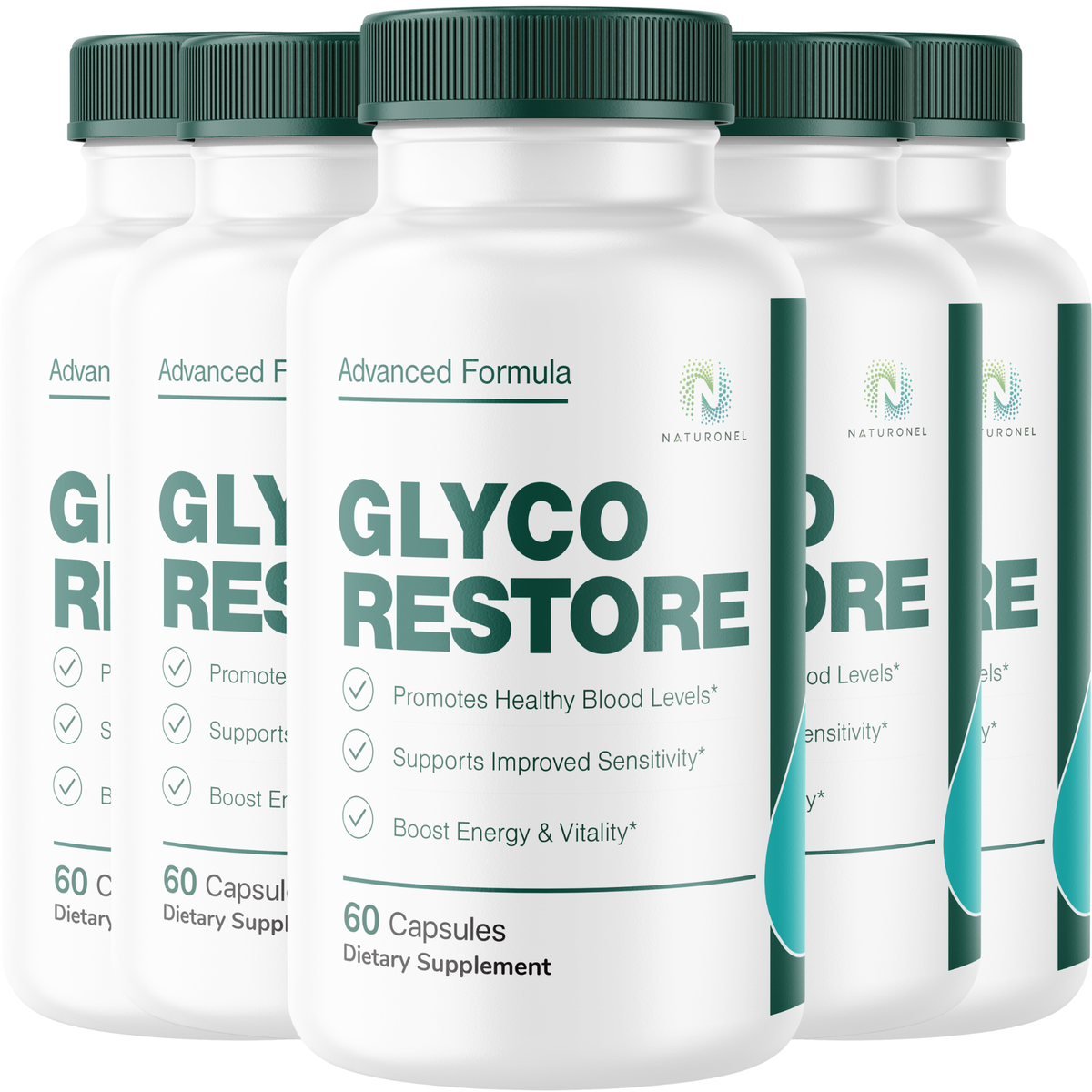 Glyco Restore – Advanced Blood Sugar Support Supplement with Banaba, Bitter Melon, Gymnema Sylvestre, Chromium, Alpha Lipoic Acid & Cinnamon, Healthy Glucose Metabolism Formula