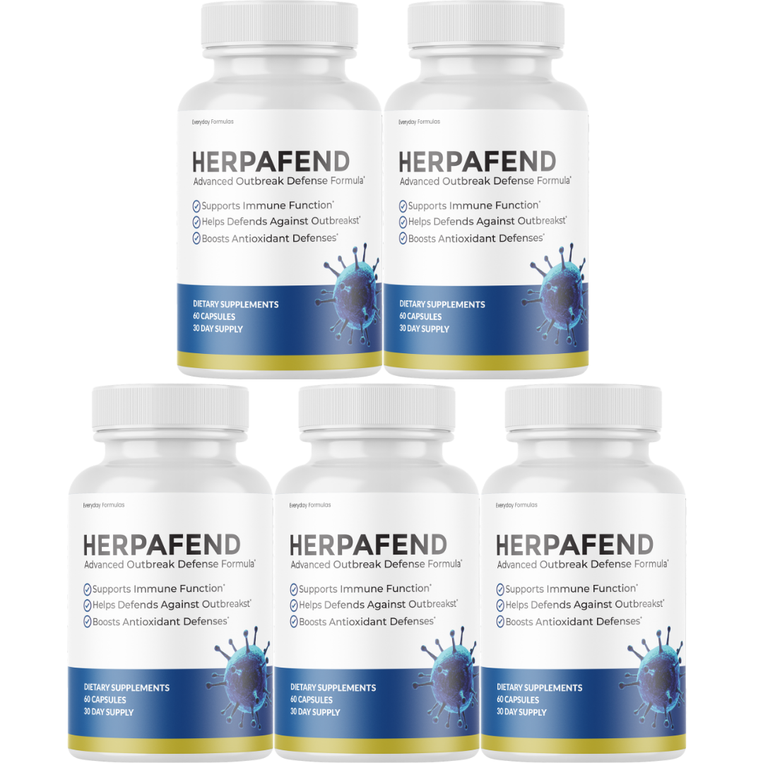 Herpafend Skin Health, Herpafend Pills for Healthy Clear Skin 60 Capsules