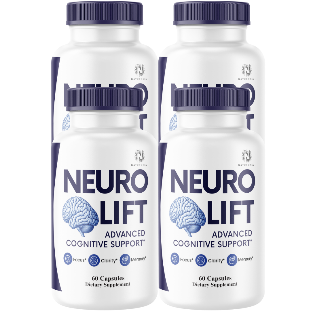 Neuro Lift Memory & Focus Supplement (4 Pack) – Advanced Cognitive & Brain Support Formula