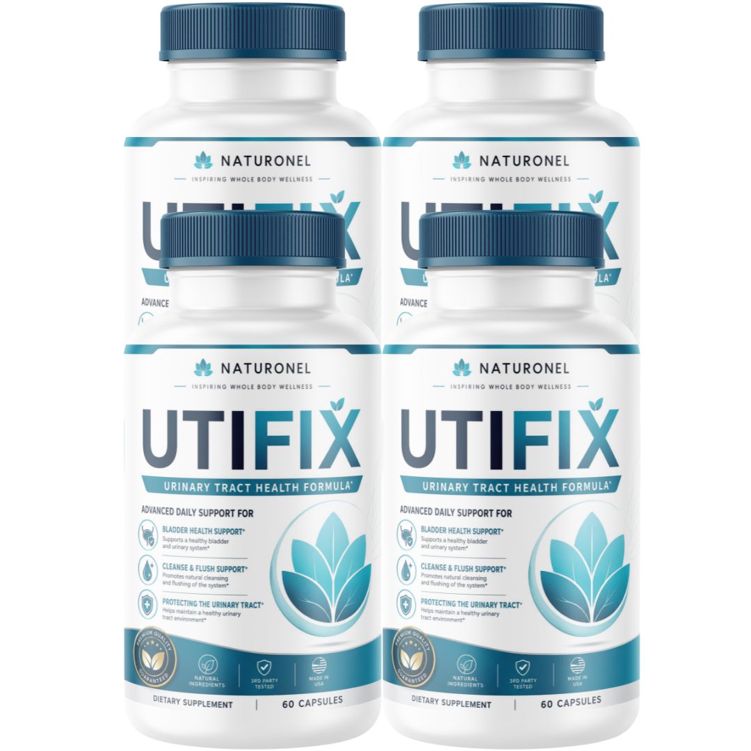 UTIFIX Urinary Tract Health Formula – D-Mannose 1000mg with Cranberry, Hibiscus & Dandelion Root – Urinary Wellness Supplement for Women & Men