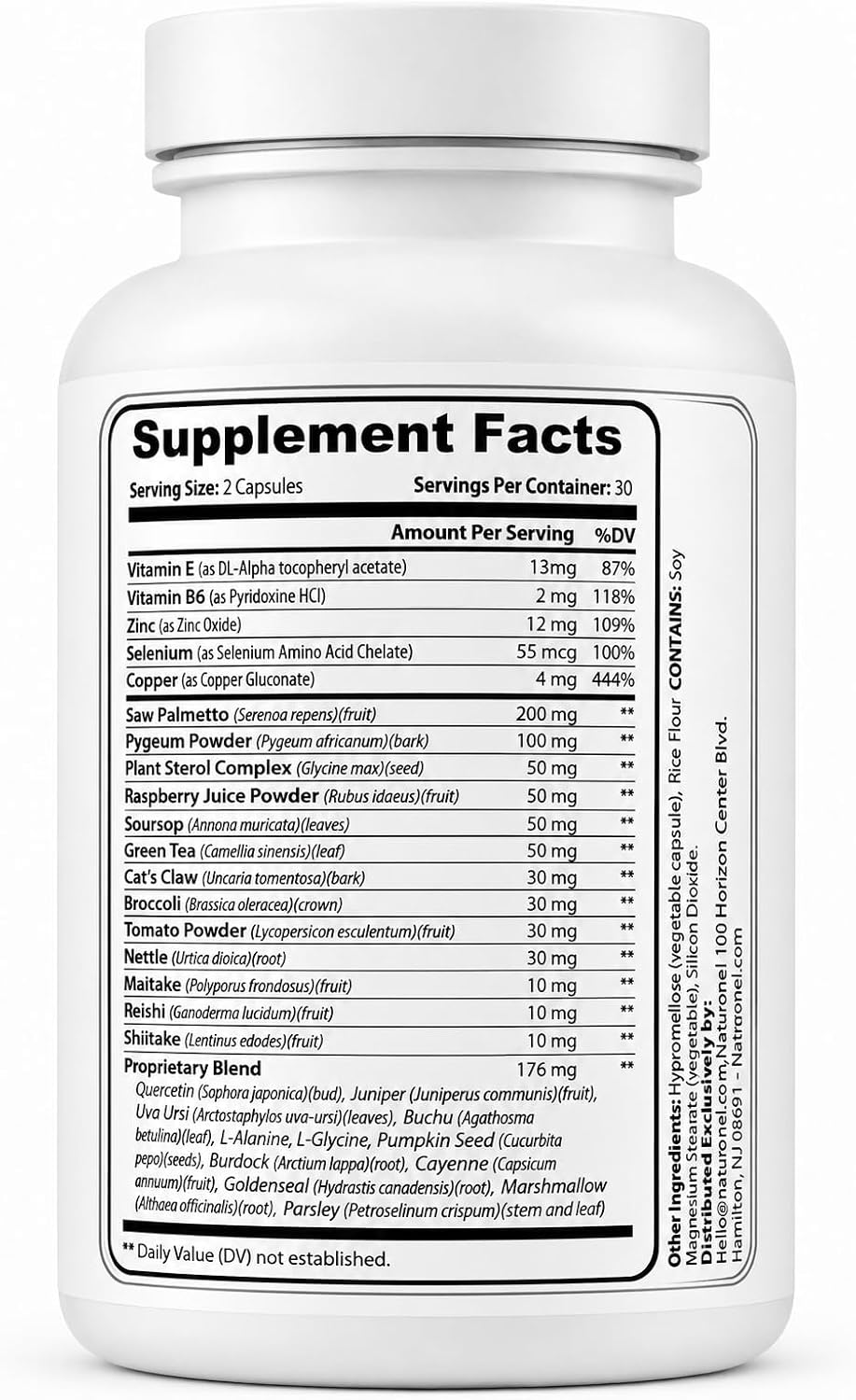 Vitalflow Prostate Support (4-Bottles) with Saw Palmetto 200mg, Pygeum, Plant Sterols, Mushroom Blend, Zinc &amp; Selenium - Supports Urinary Flow, Bladder Health &amp; Prostate Wellness | Vital flow