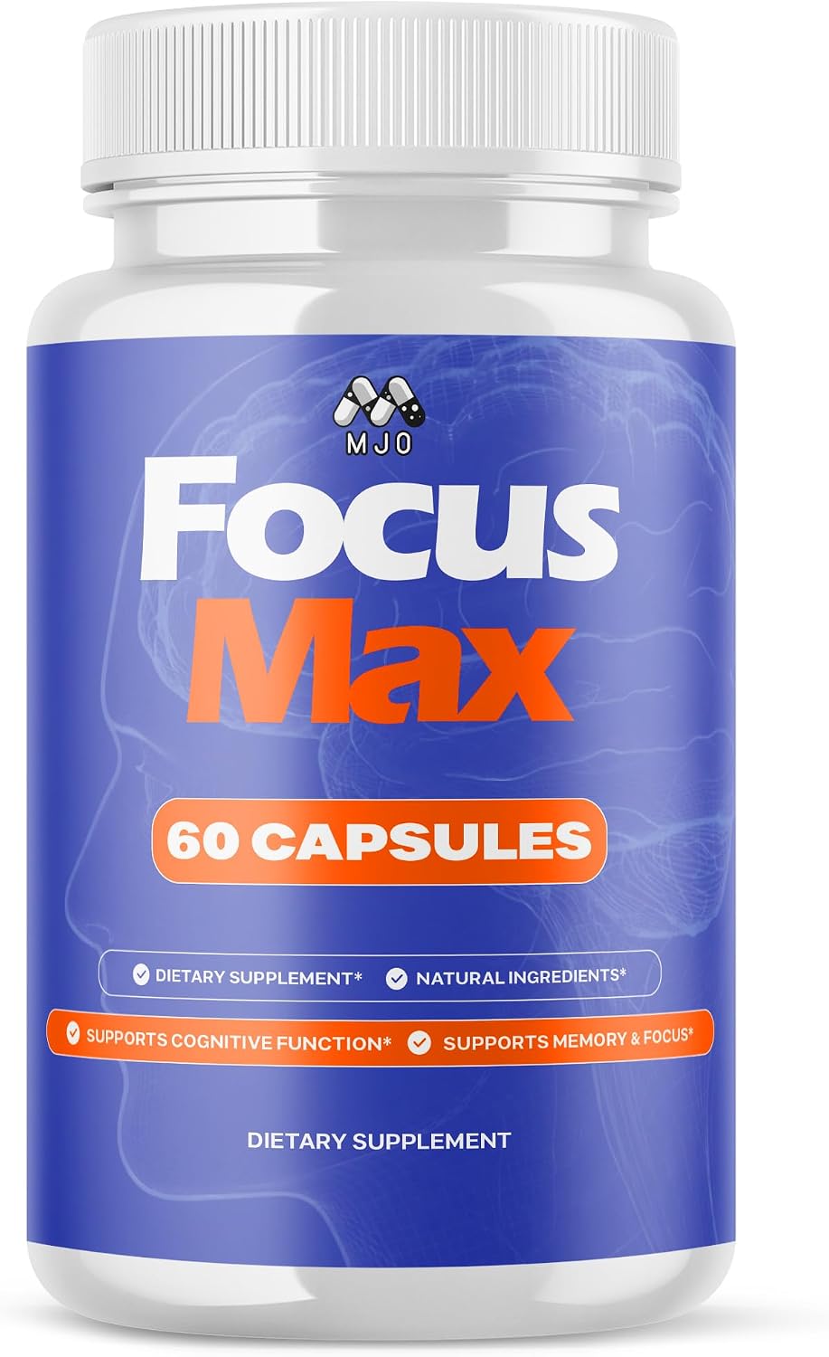 Focus Max Capsules, FocusMax Pills with All Natural Ingredients, Advanced Focus Max Capsules Overall Health and Wellness Vitamin Supplement Formula with Maximum Strength Multivitamin (60 Capsules)