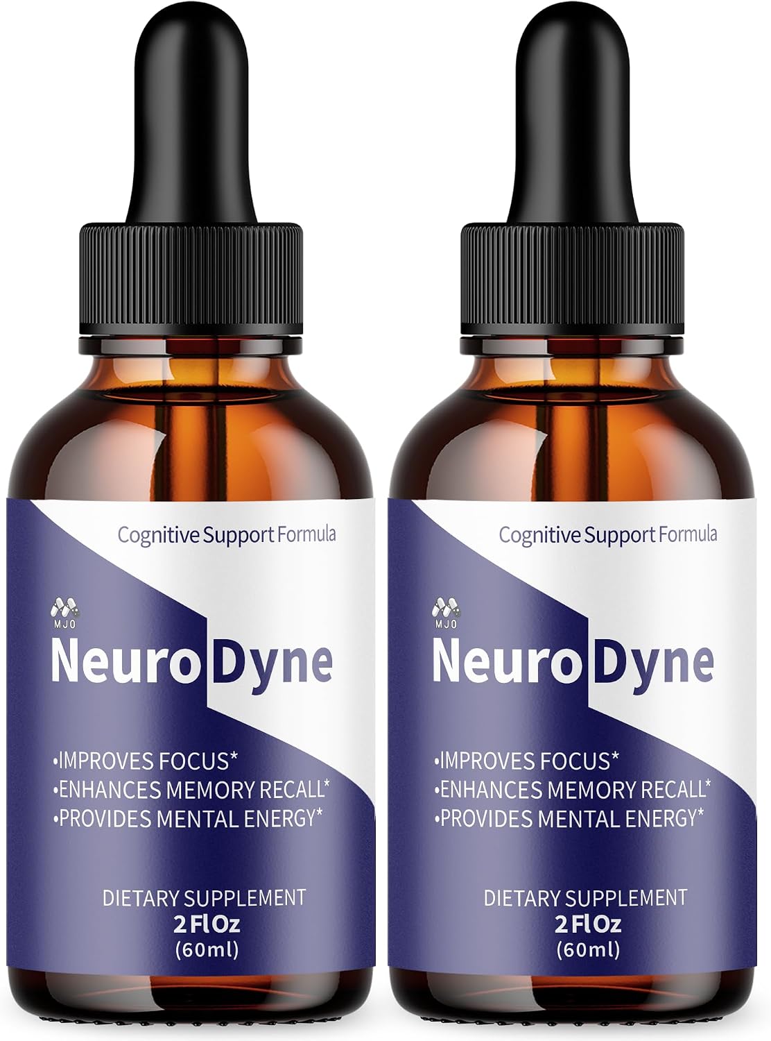 (2 Pack) Neurodyne Drops, Official Neurodyne Memory Drops with All Natural Ingredients, Advanced Neuro Dyne Supplement for Joint Health and Nerve Support with Vitamins for Women and Men (60 Servings)