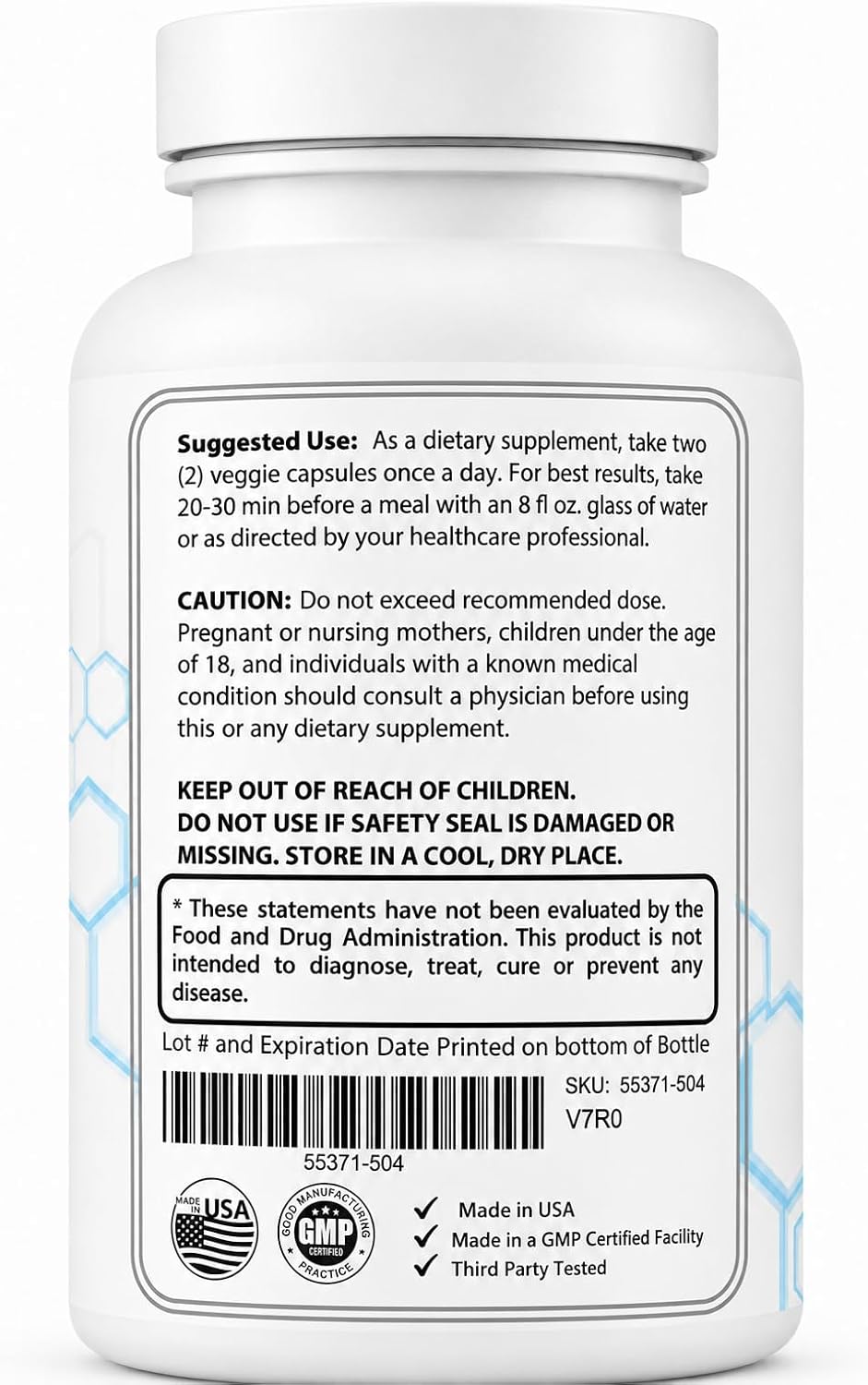Vitalflow Prostate Support with Saw Palmetto 200mg, Pygeum, Plant Sterols, Mushroom Blend, Zinc &amp; Selenium - Supports Urinary Flow, Bladder Health &amp; Prostate Wellness - 60 Capsules