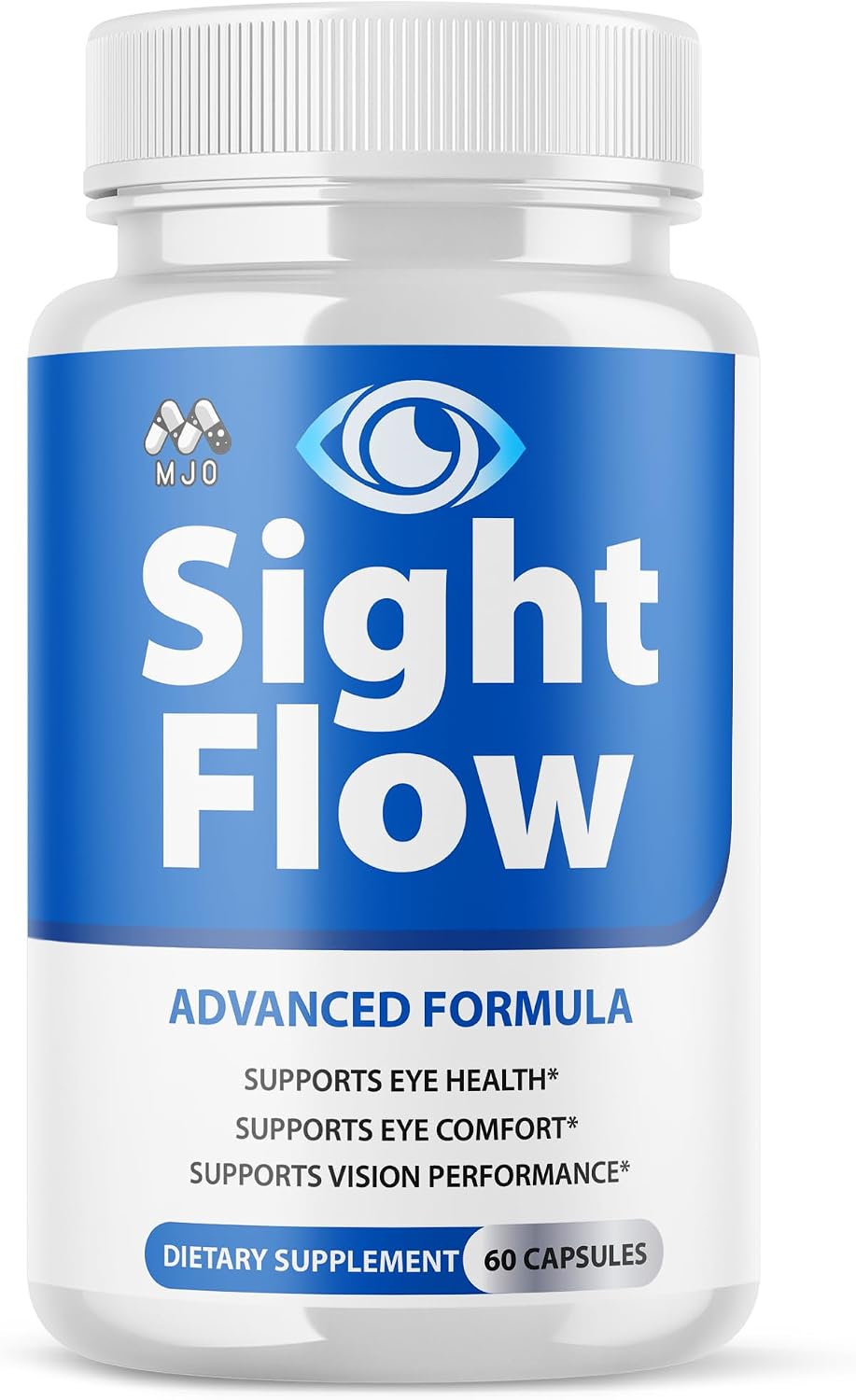 Sight Flow Capsules, Official SightFlow Eye Health Support Pills with All Natural Ingredients, Sight Flow Advanced Eye Health Support Formula with Premium Vitamins for Women and Men (60 Capsules)