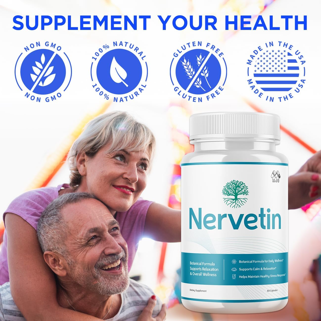 (5 Pack) Nervetin Capsules, Official Nervetin Pills with All Natural Ingredients , Advanced Vitamin Supplement Pills Supporting Health and Wellness, Maximum Strength Crafted in the USA (300 Capsules)