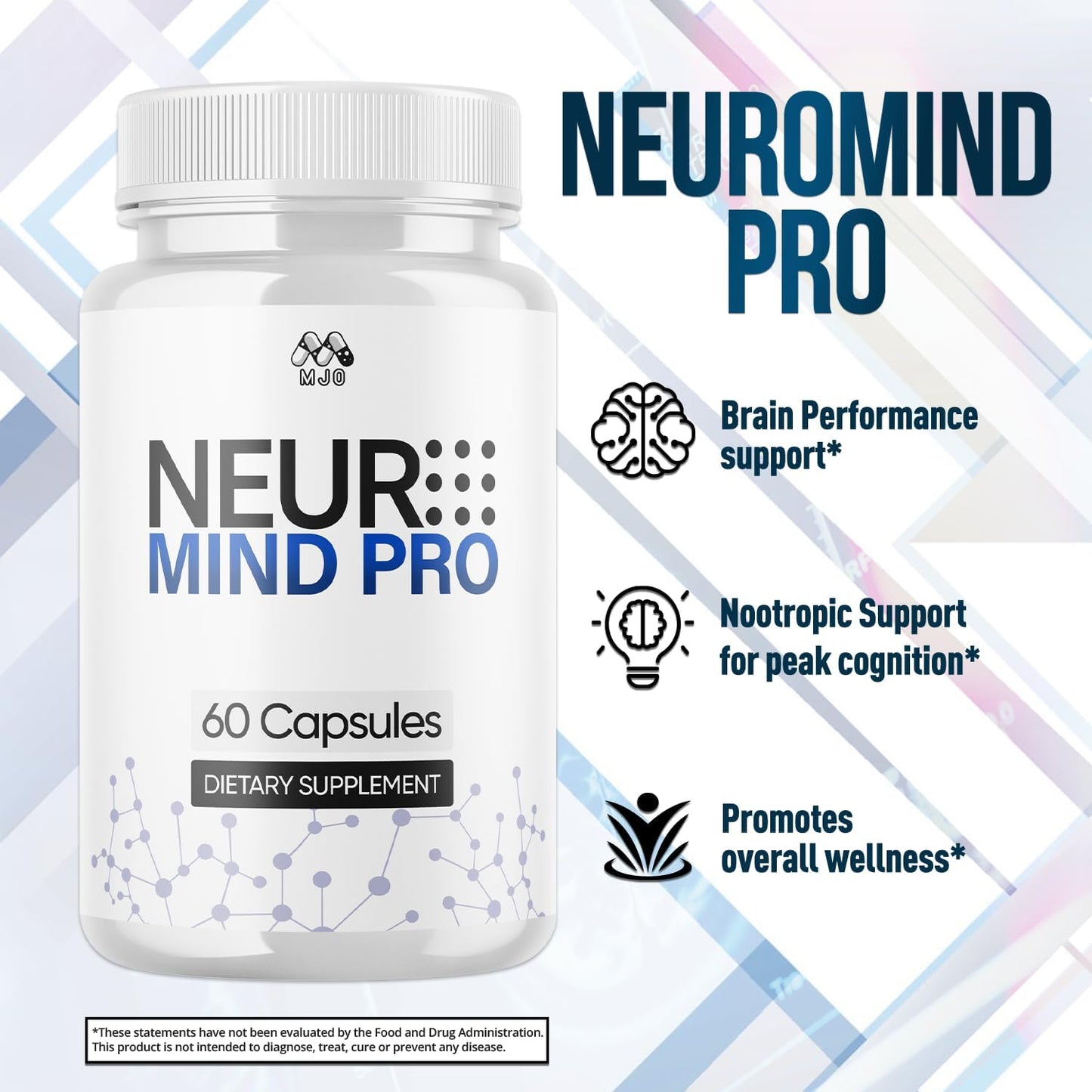 (5 Pack) Neuro Mind Pro Capsules, Official NeuroMind Pro Brain Health Pills with All Natural Ingredients, Brain Health and Wellness Supplement with Premium Vitamins for Women and Men (300 Capsules)