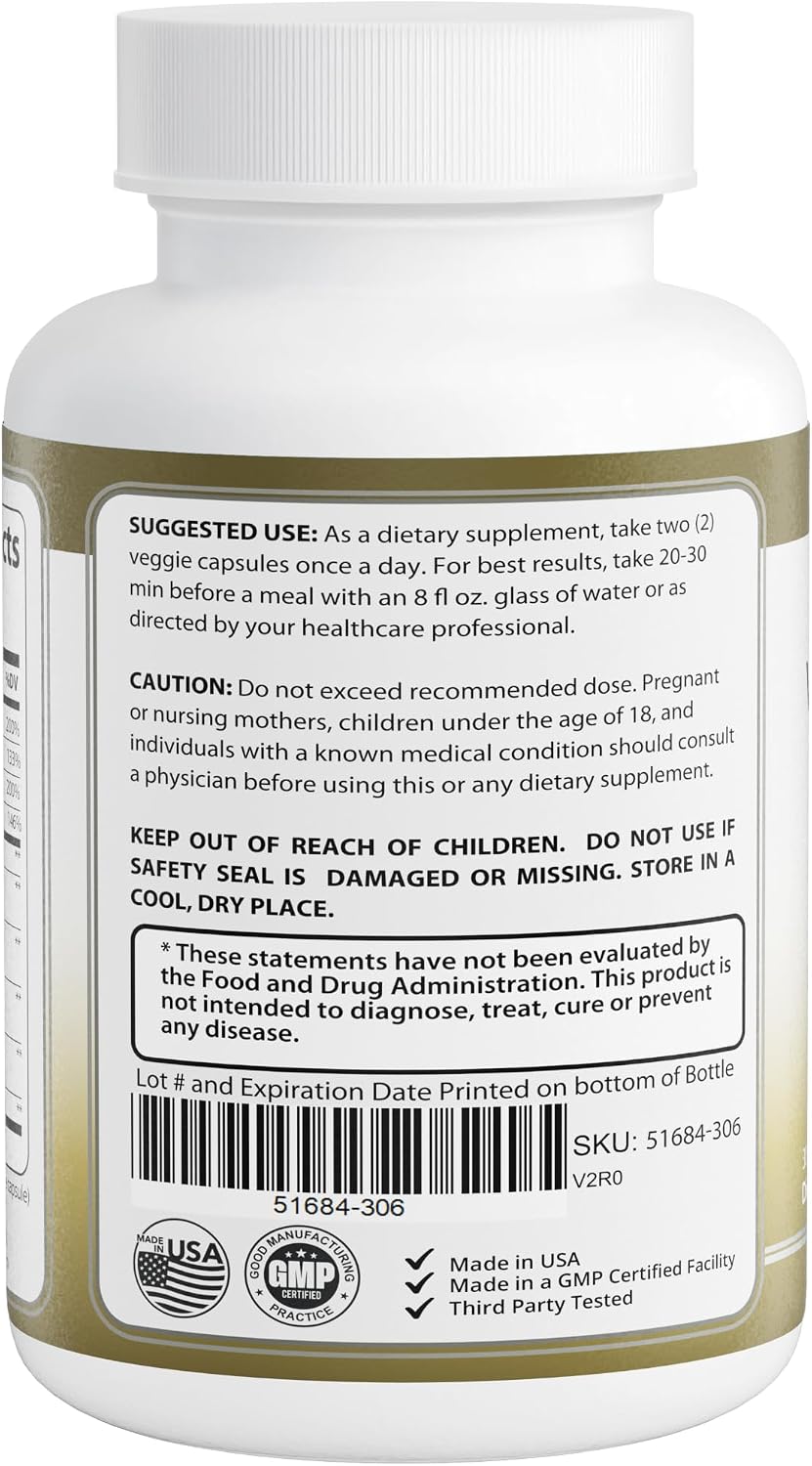 Viracid Complete (4-Pack) Comprehensive Immune Formula with Elderberry, Echinacea, Garlic, Zinc, L-Glutamine &amp; Turmeric 95% Curcuminoids | Premium Supplement, Made in USA, GMP Certified