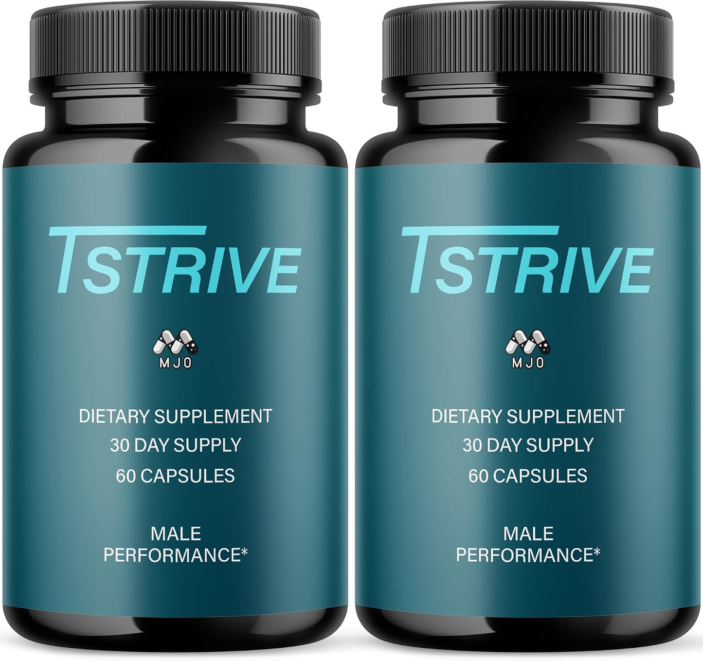 (2 Pack) Tstrive for Men, Official T Strive Pills for Men with All Natural Ingredients, Maximum Strength Tstrive Men's Supplement with Vitamins Supporting Wellness and Advanced Health (120 Capsules)