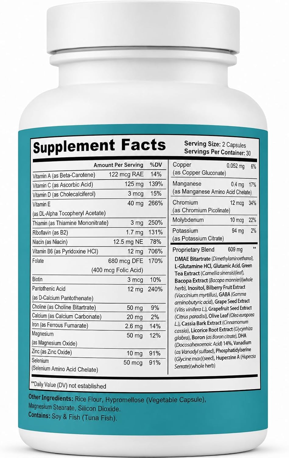 CogniMax Brain Health Supplement (4 Bottles) DMAE Bacopa Ginkgo GABA Phosphatidylserine - Brain Nutrition Formula with B Complex DHA Vitamins Minerals - Daily Cognitive Wellness