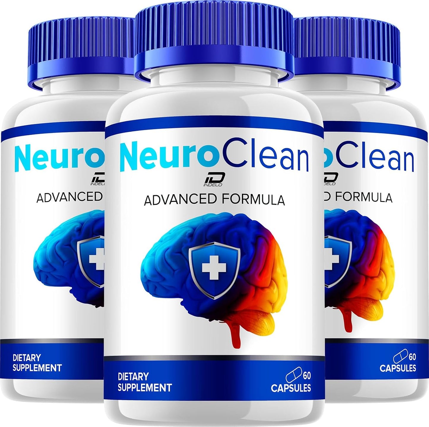 Neuro Clean Supplement Capsules – Neuro Clean Natural Blend Formula Focus Memory Support and Reviews (3 Pack – 180 Capsules)