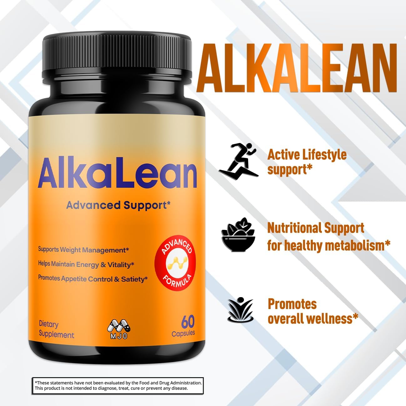 (3 Pack) Alkalean Capsules, Official Alkalean Pills with All Natural Ingredients, Advanced Weight and Wellness Supplement, Maximum Strength Healthy Lifestyle Vitamins for Women and Men (180 Capsules)