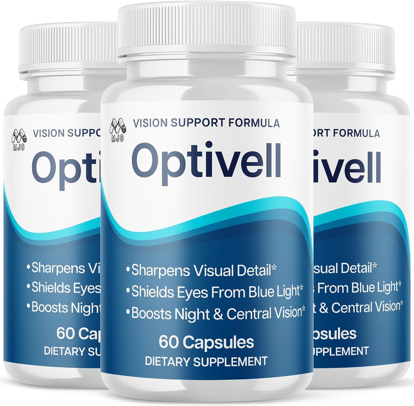 (3 Pack) Optivell Eye Capsules, Official Optivell Eye Vitamin Pills with All Natural Ingredients, Advanced Vision Formula Supplement Pills Supporting Ocular Health &amp; Wellness Naturally (180 Capsules)