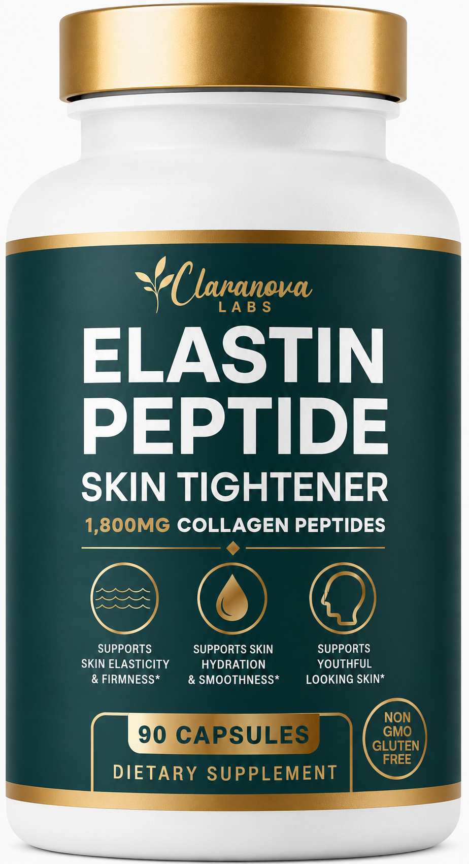 Claranova Labs Elastin Peptides - 90 Capsules