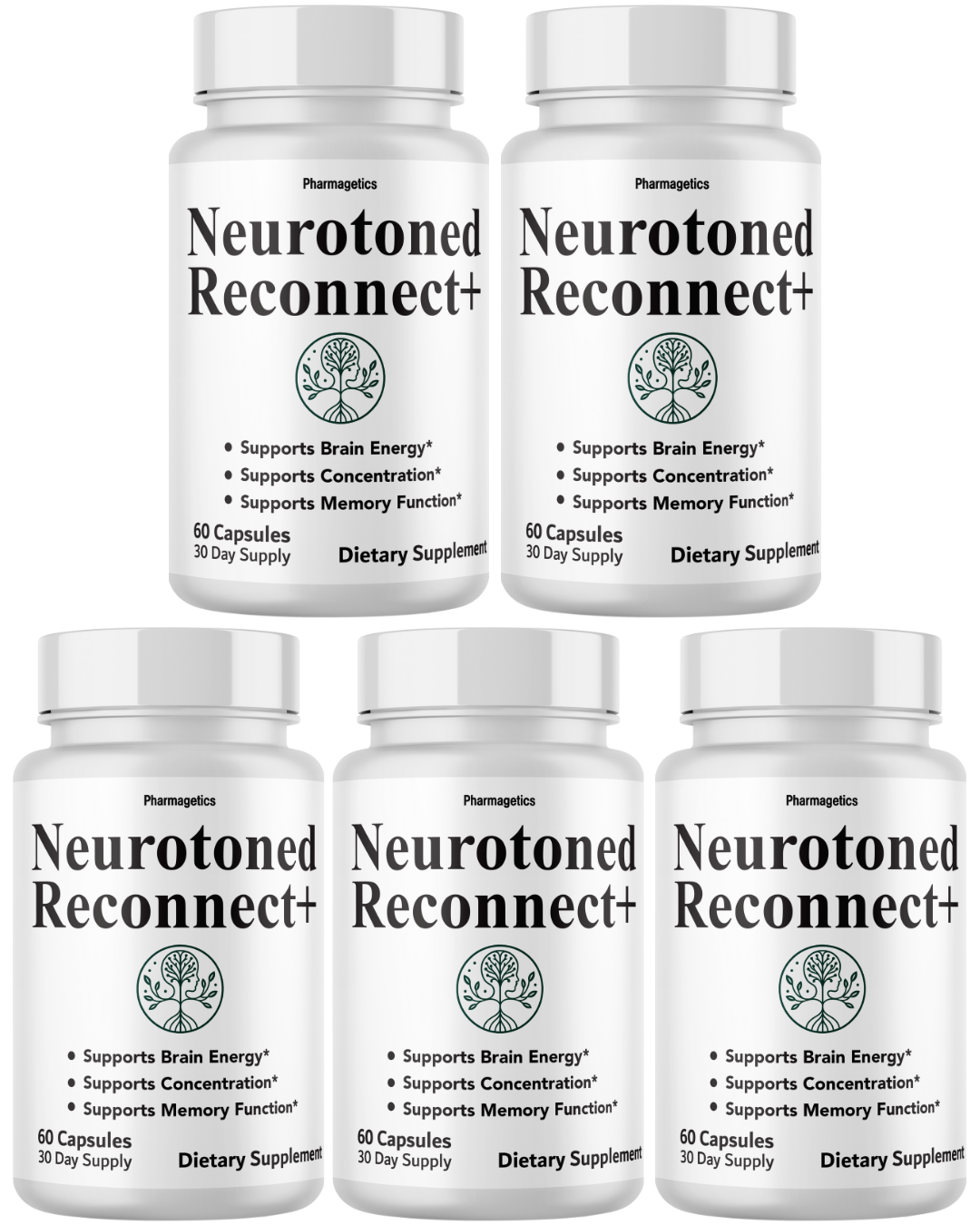 Neurotoned Reconnect+  Brain Health & Concentration Support 60 Capsules