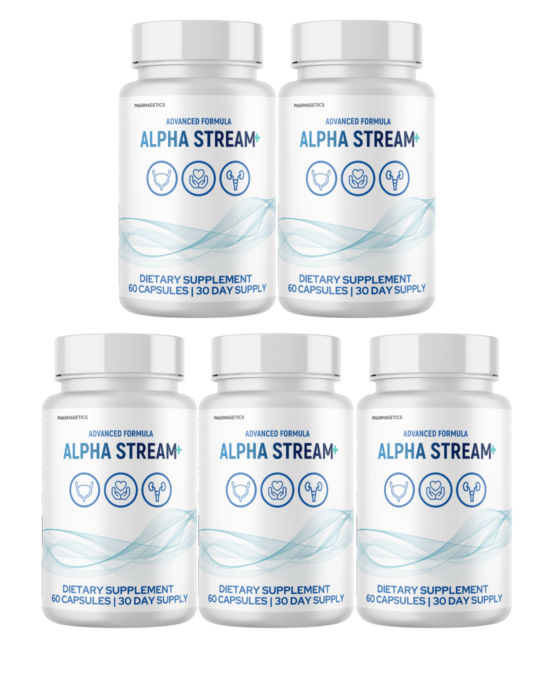Alpha Stream Prostate Health Support Dietary Supplement 60 Capsules