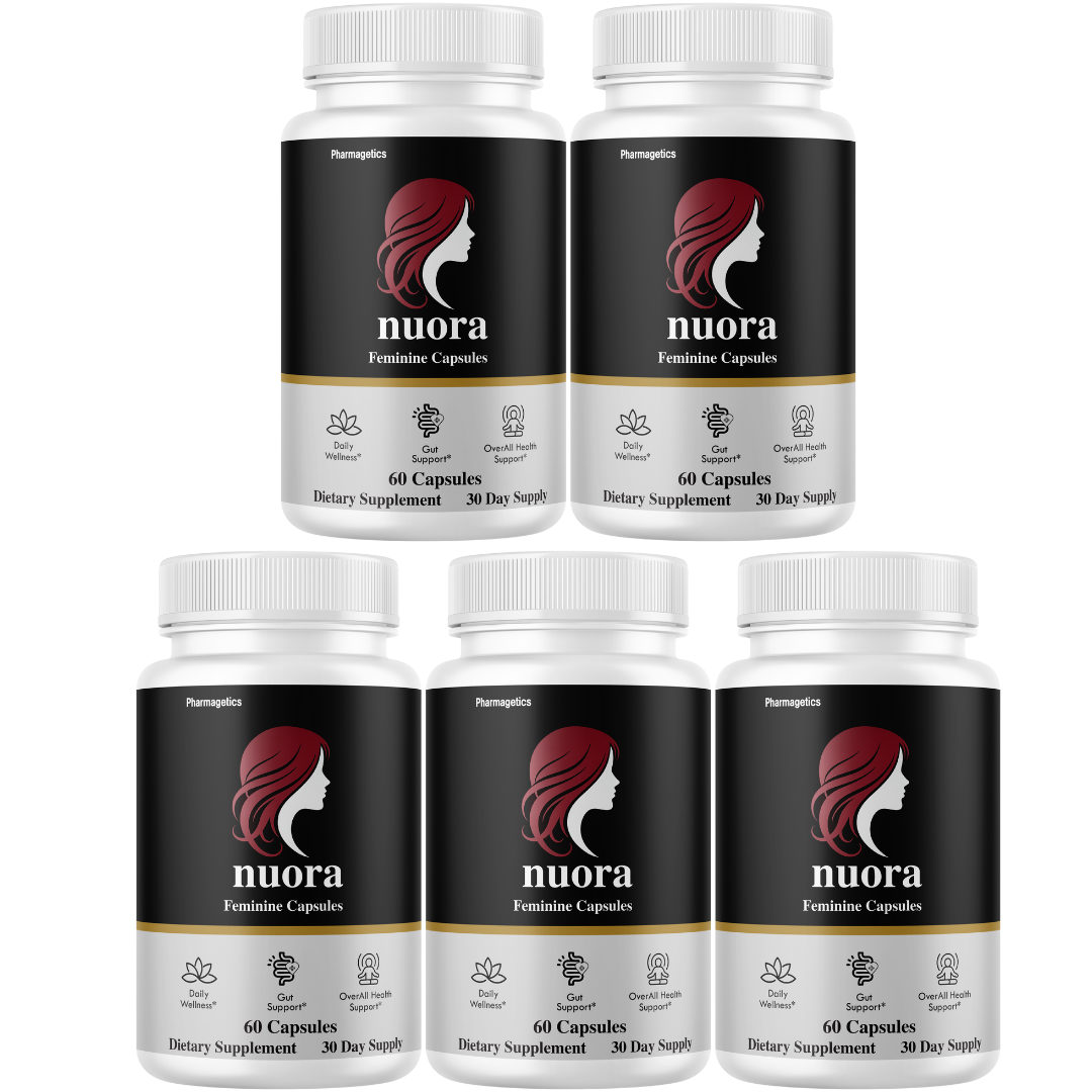 Nuora Feminine Supplement, Gut Health Support Formula 60 Capsules