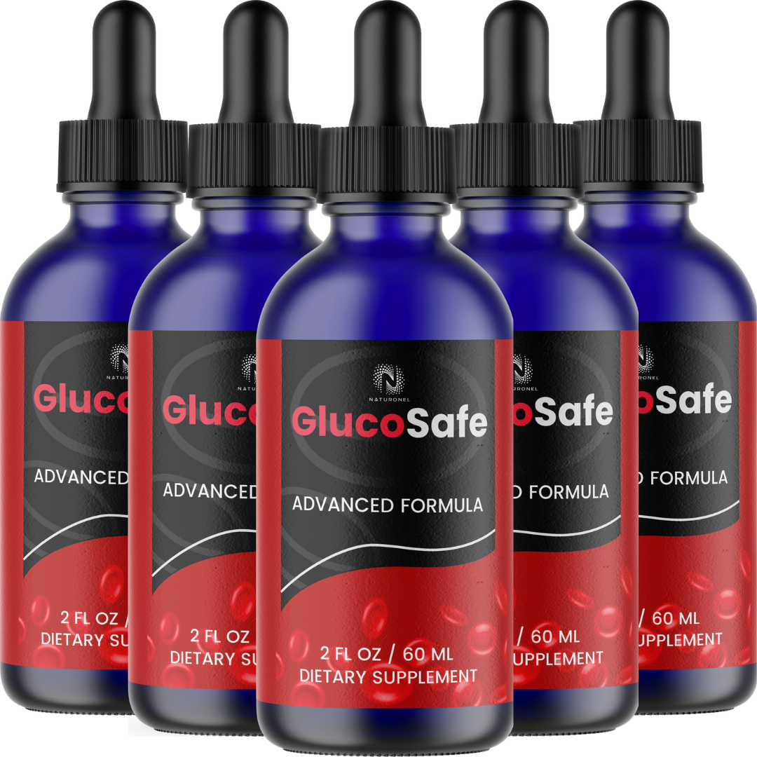 GlucoSafe Advanced Liquid Drops (5 Pack) – Triple Amino Acid Formula with L-Arginine, L-Glutamine & L-Tryptophan