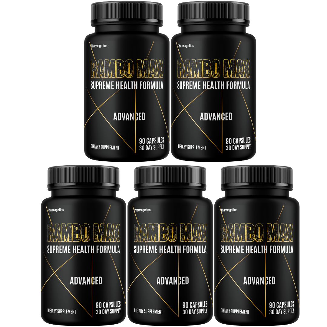 Rambo Max Testo Support, Male Performance Supplement 90 Capsules