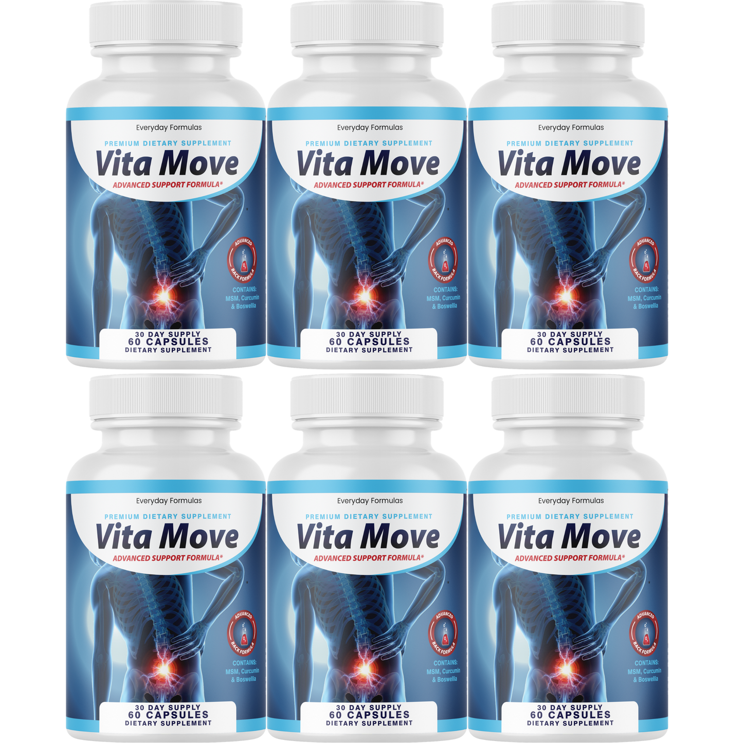 Vita Move Advanced Joint Support Formula 60 Capsules
