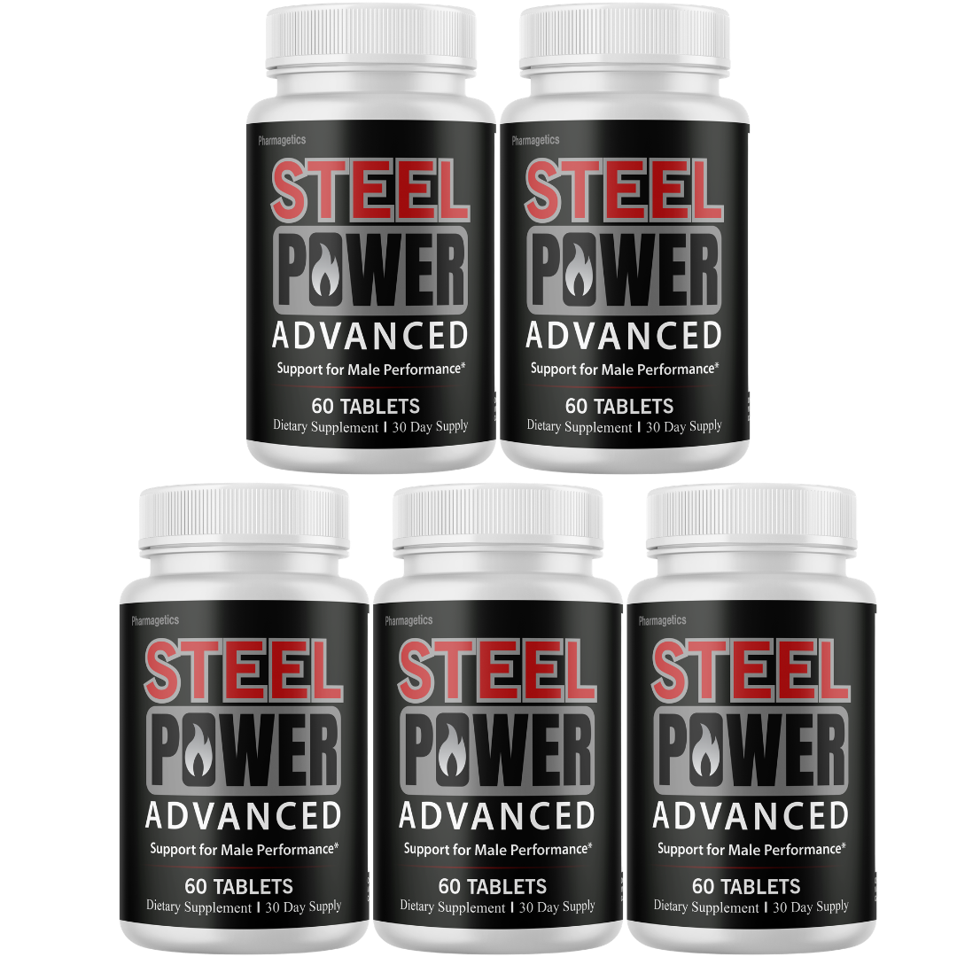 Steel Power Advanced Male Health Support Supplement 60 Tablets
