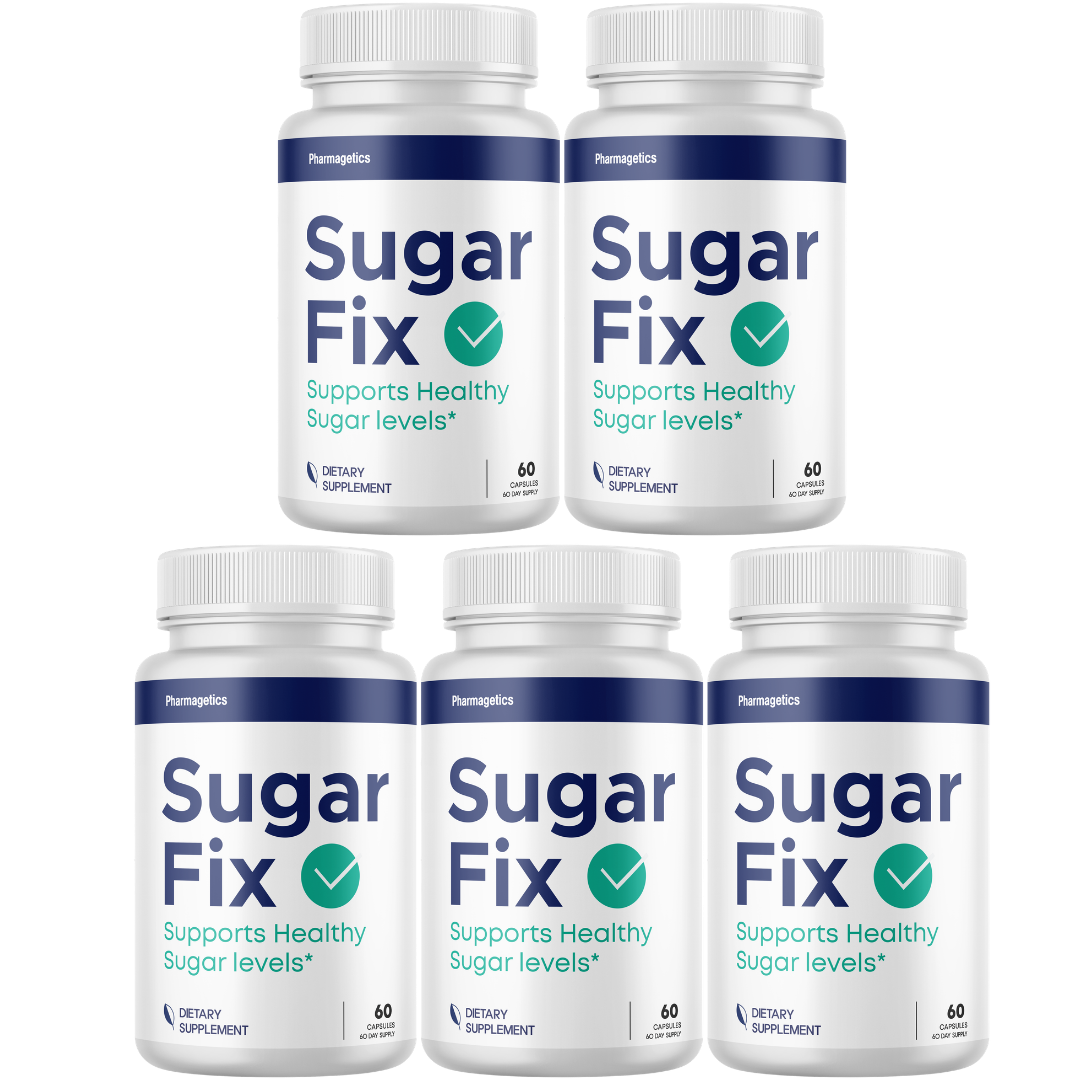 Sugar Fix Healthy Blood Sugar Support, Blood Sugar Formula 60 Capsules