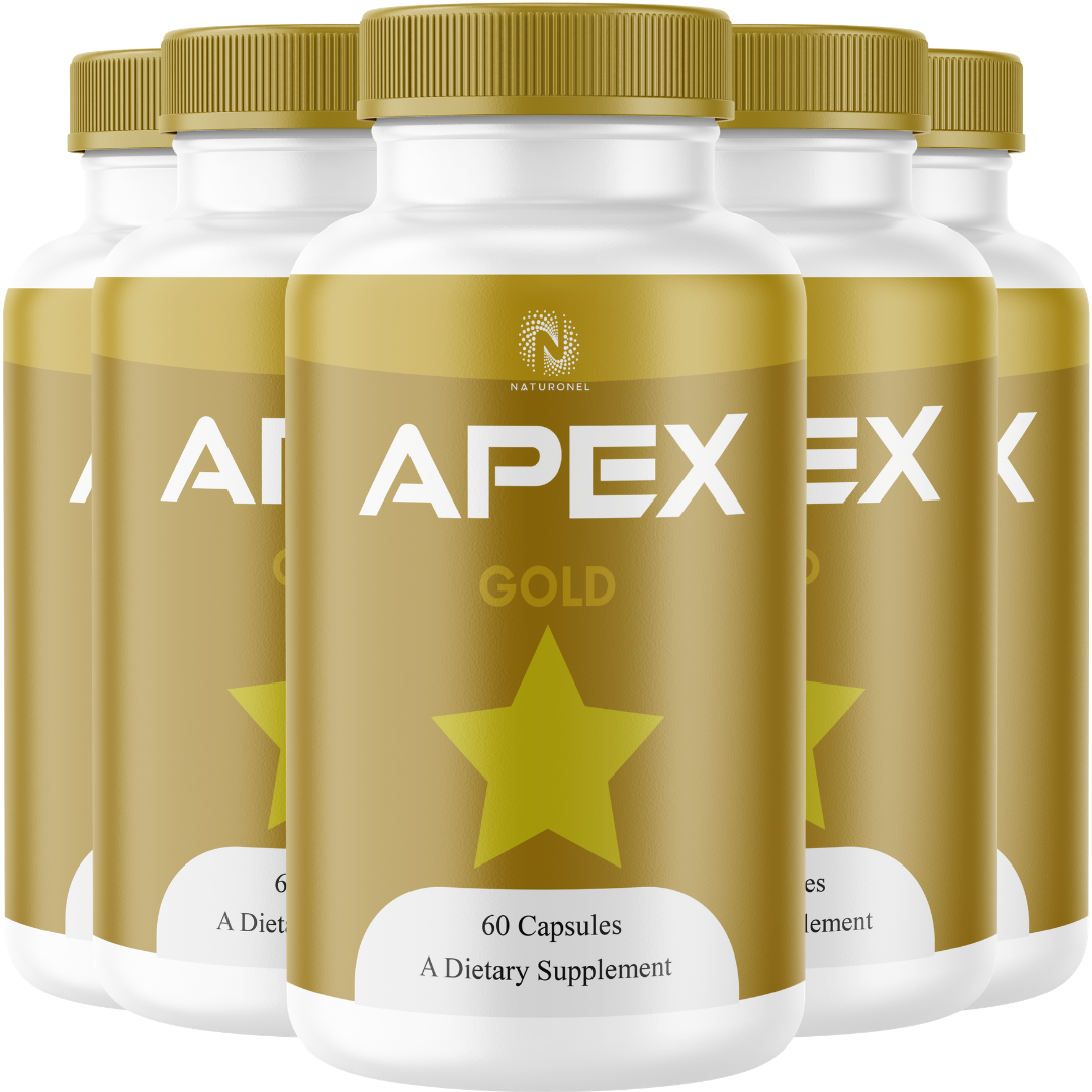 Apex Gold 11-in-1 Joint Support Supplement (5 Pack) – Turmeric, Glucosamine, Chondroitin, Boswellia, MSM, Ginger, Quercetin & Bromelain – Mobility & Flexibility Support