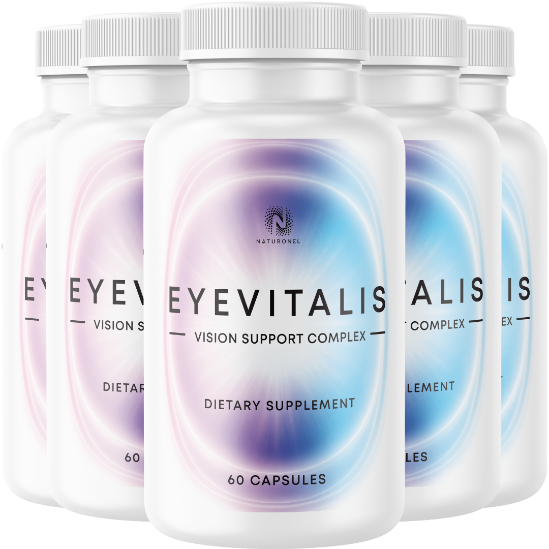 EyeVitalis Eye Health Complex (5 Pack) – Advanced Vision Support with Lutein, Zeaxanthin, Bilberry, Eyebright, Rutin & Lycopene