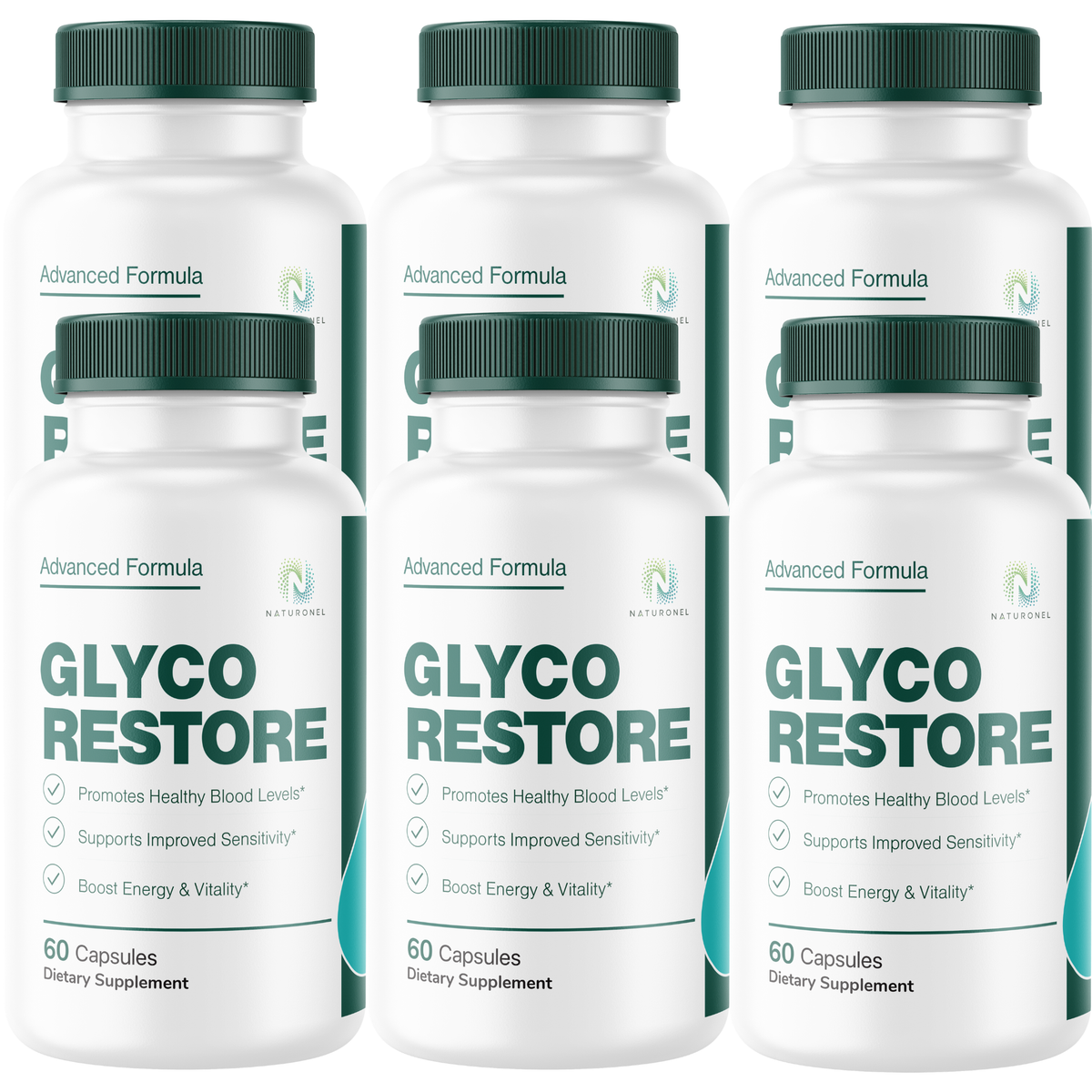 Glyco Restore – Advanced Blood Sugar Support Supplement with Banaba, Bitter Melon, Gymnema Sylvestre, Chromium, Alpha Lipoic Acid & Cinnamon, Healthy Glucose Metabolism Formula