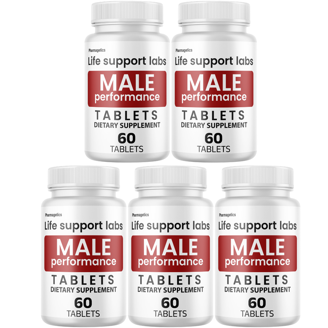 Life Support Labs Male Performance Supplement, Energy Support 60 Tablets