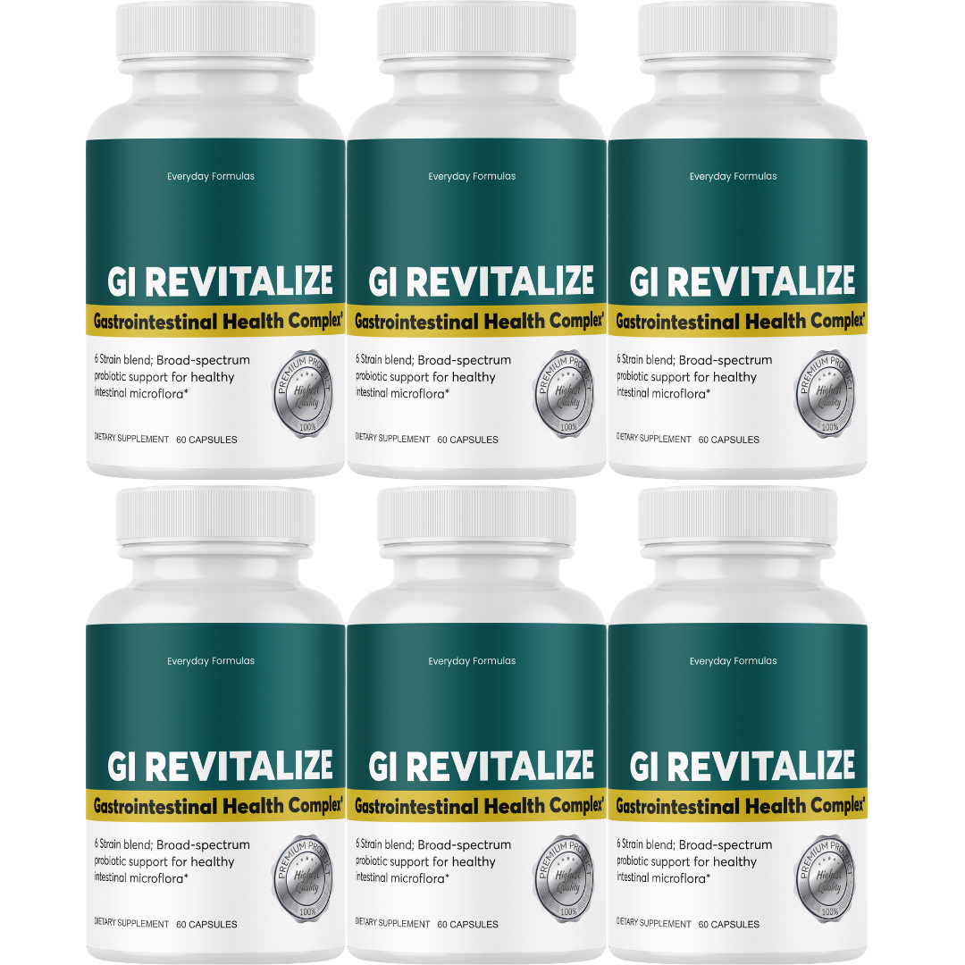 GI Revitalize - Gut Health Supplements, Probiotics for Gut Health 60 Capsules