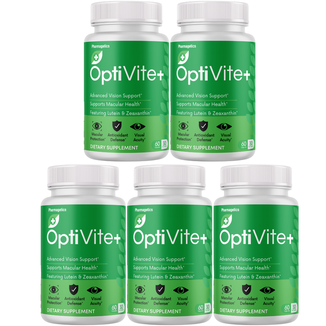 OptiVite+ Vision Support, Eye Health Supplement 60 Capsules