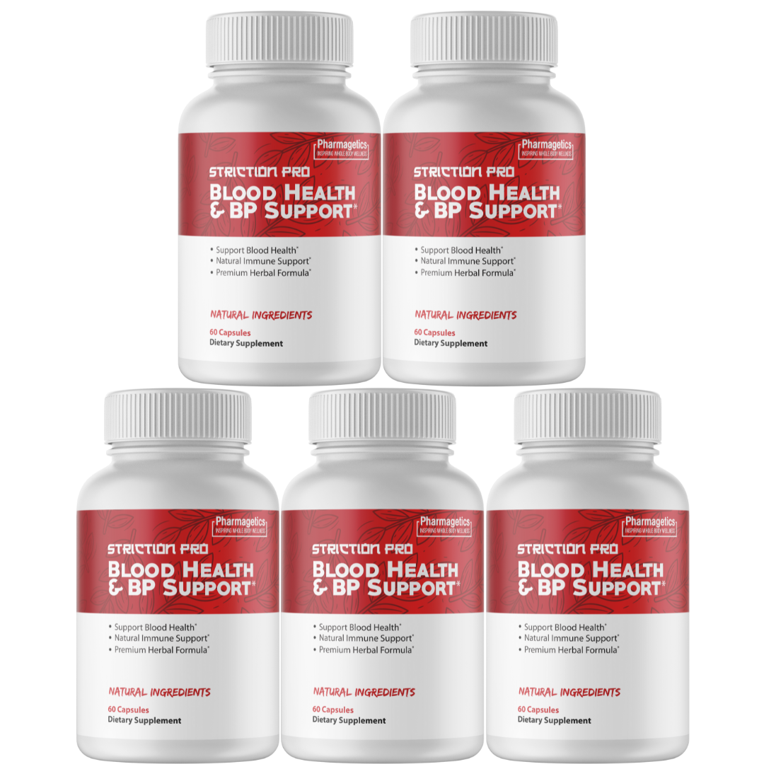 Striction Pro Blood Sugar Health Support Supplement 60 Capsules