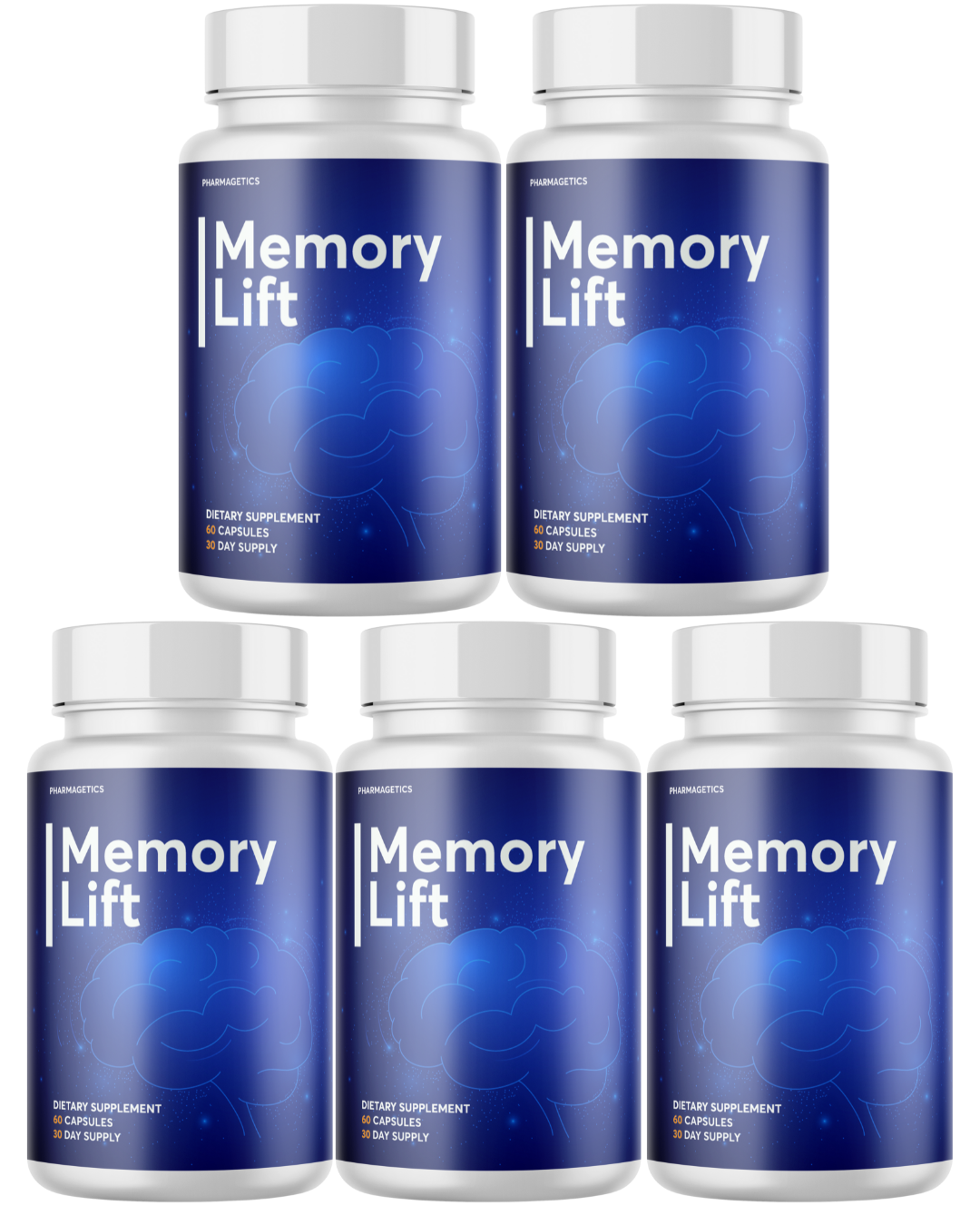 Memory Lift Brain Health Support Supplement 60 Capsules