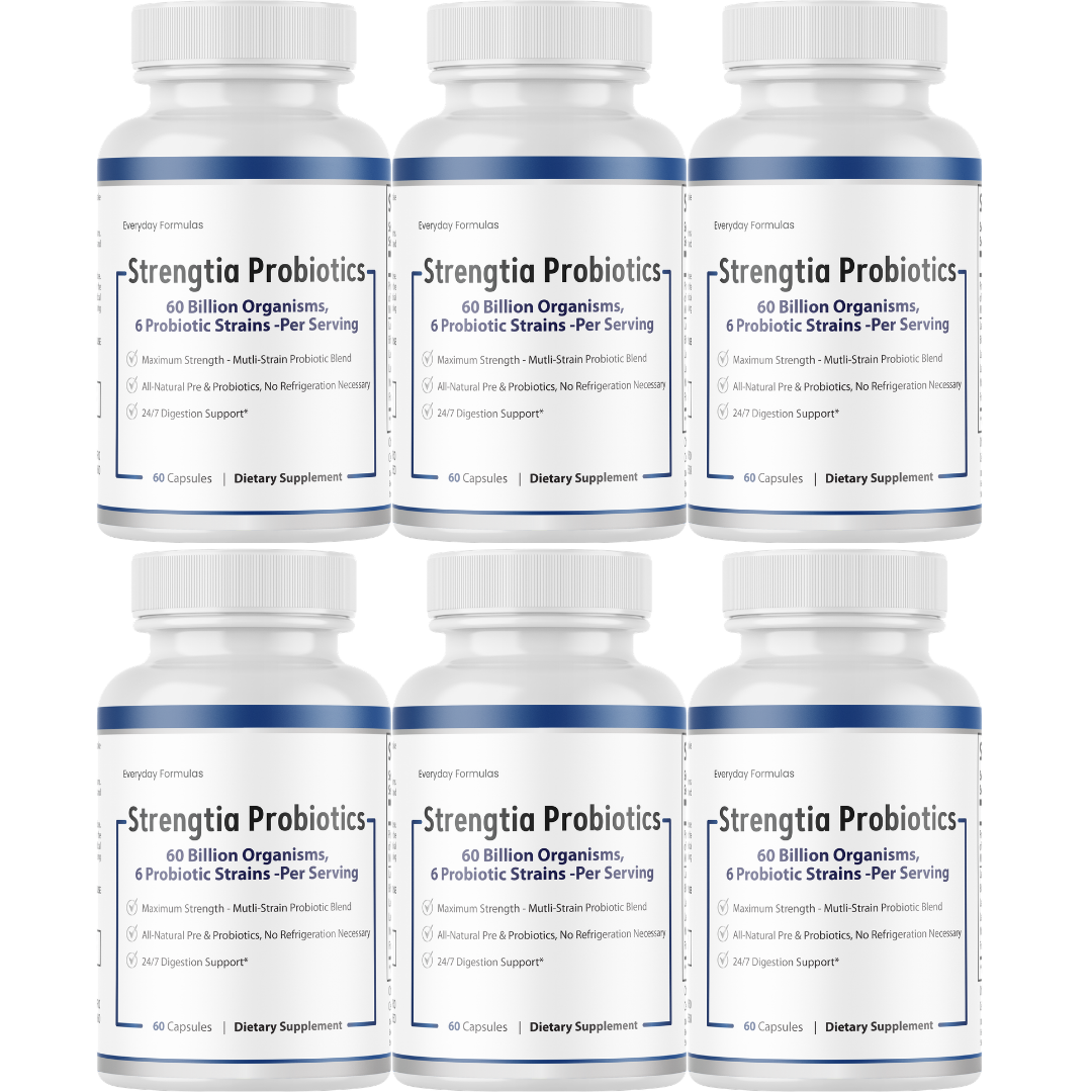 Strengtia Probiotics - Mutli-Strain Probiotic Blend Maximum Strength 60 Capsules
