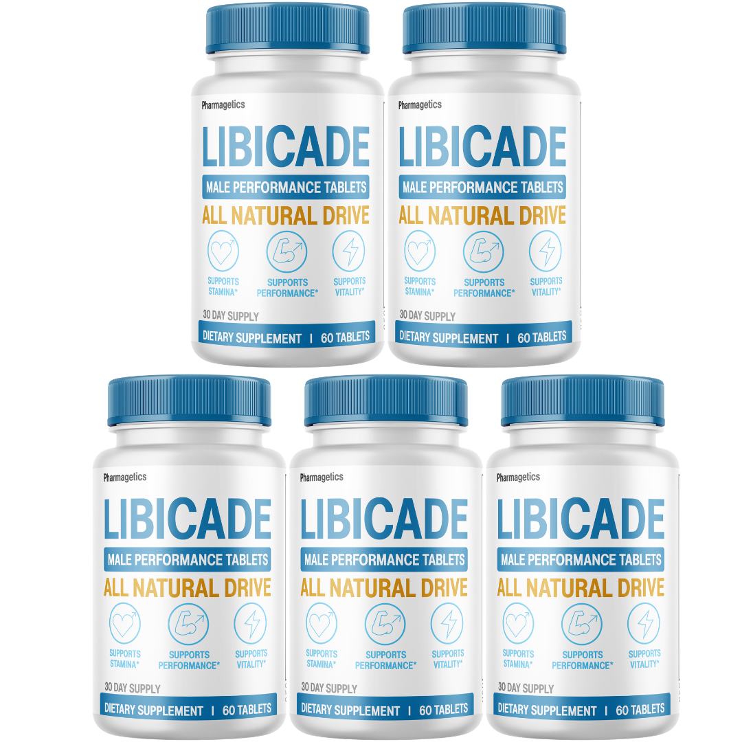 Libicade Male Performance Supplement, Energy Support 60 Tablets