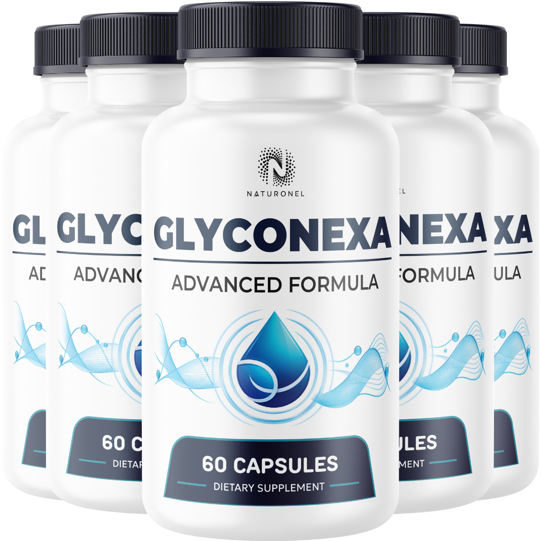 Glyconexa Advanced Formula (5 Pack)– Chromium, Alpha Lipoic Acid, Banaba Leaf, Cinnamon Bark, Bitter Melon, Gymnema & Biotin – Premium Daily Herbal Supplement