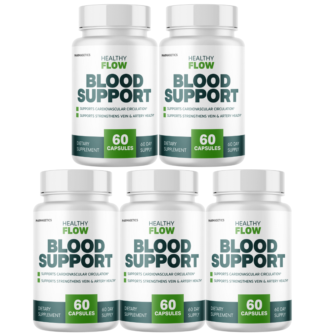 Healthy Flow Capsules, Advanced Blood Support Formula 60 Capsules