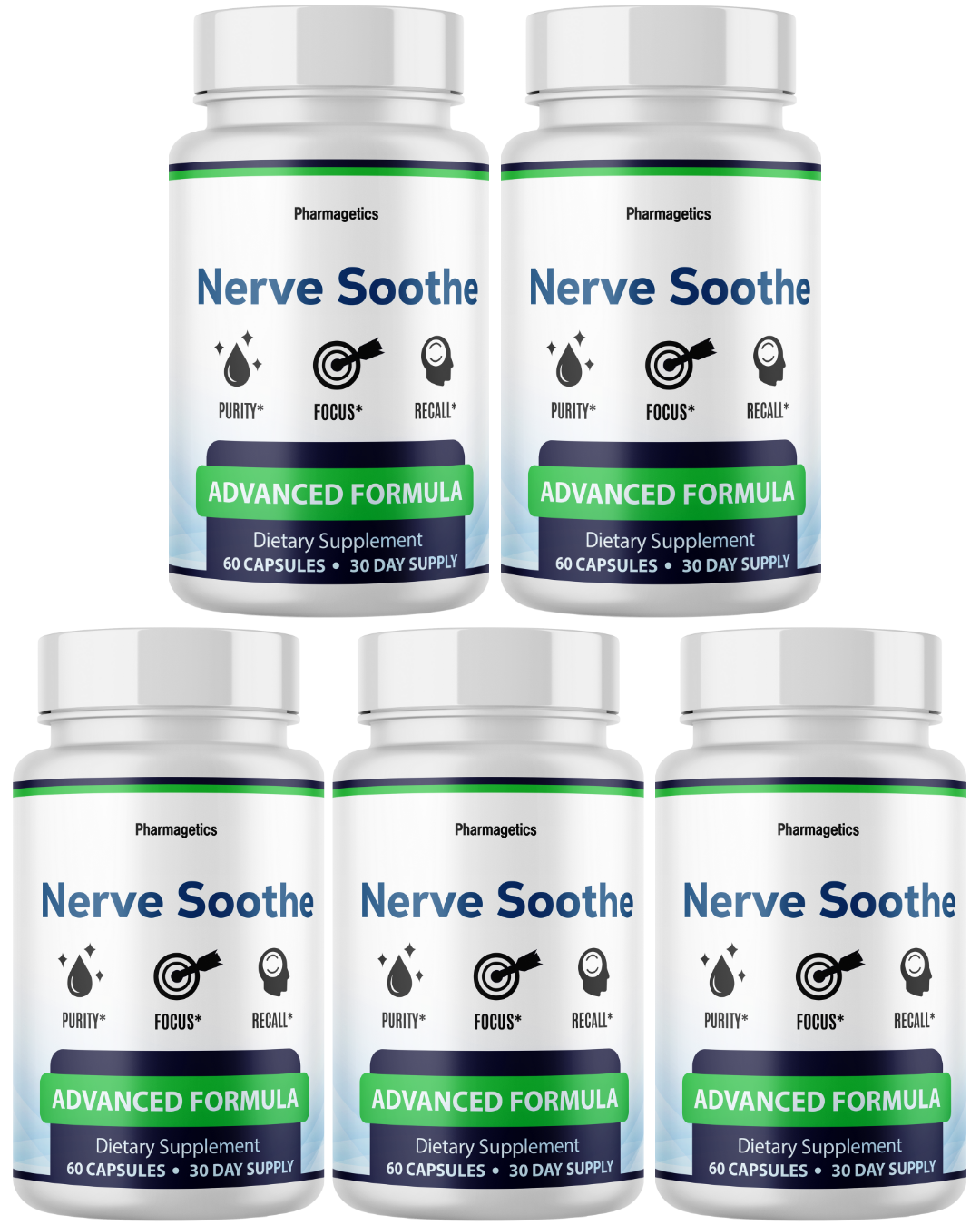 Nerve Soothe - Nerve Health Support, Brain Health Supplement 60 Capsules