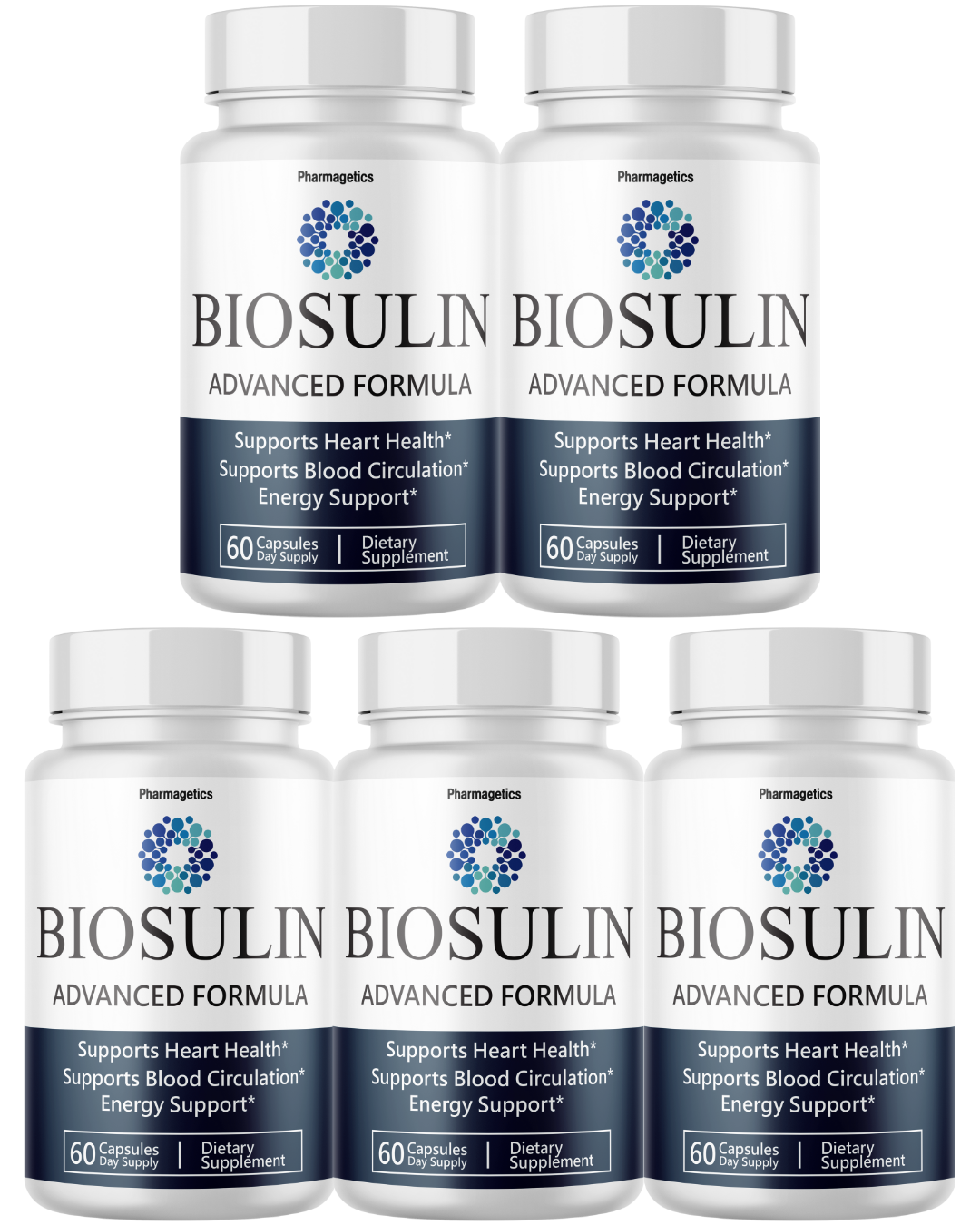 Biosulin Advanced Formula for Heart Health Support - 60 Capsules